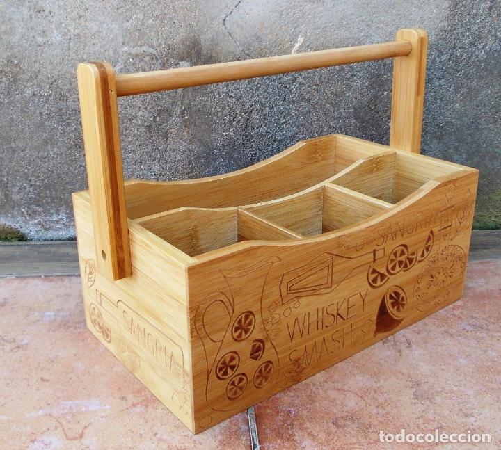 Vintage: cubertero de madera, hog365 - Foto 1
