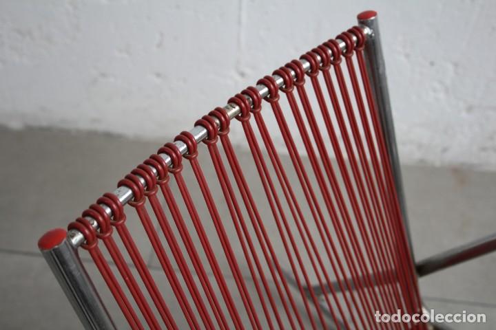 Vintage: Silla mecedora infantil scoubidou - Foto 8