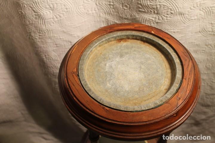 Vintage: MACETERO DE TRES PISOS DE MADERA DE HAYA - Foto 4