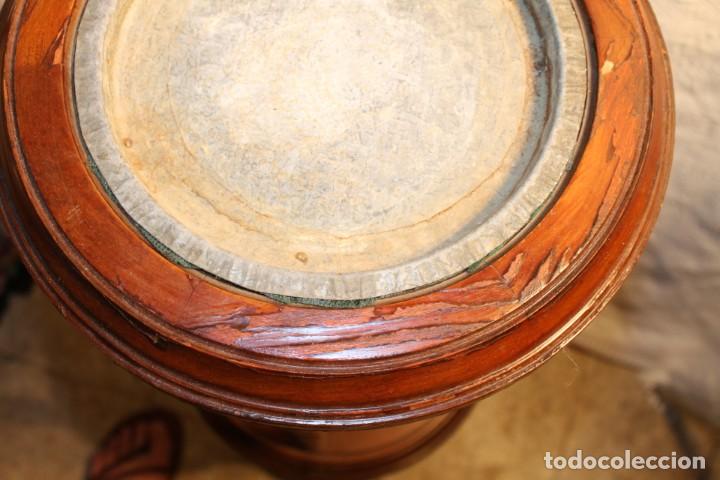 Vintage: MACETERO DE TRES PISOS DE MADERA DE HAYA - Foto 6