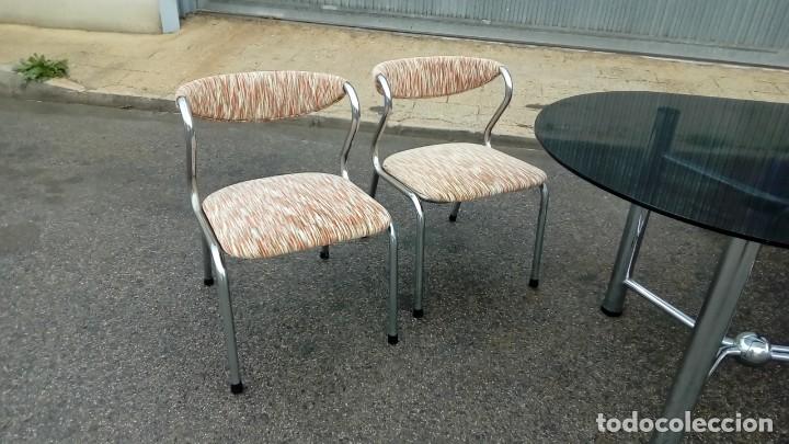 Vintage: conjunto de mesa y sillas de dise&ntilde;o- - Foto 2