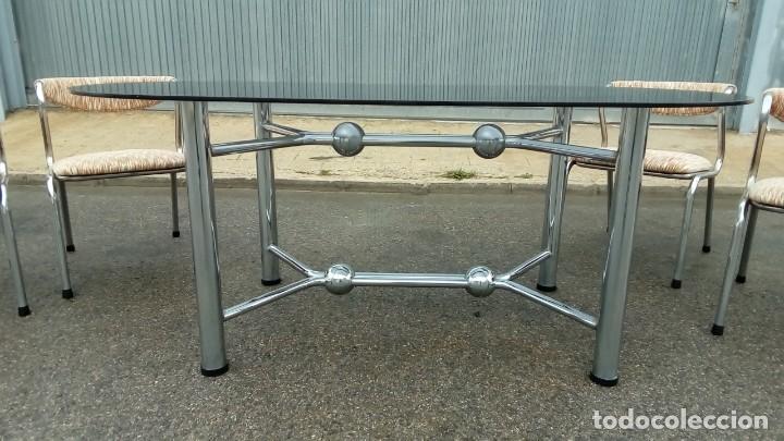 Vintage: conjunto de mesa y sillas de dise&ntilde;o- - Foto 4