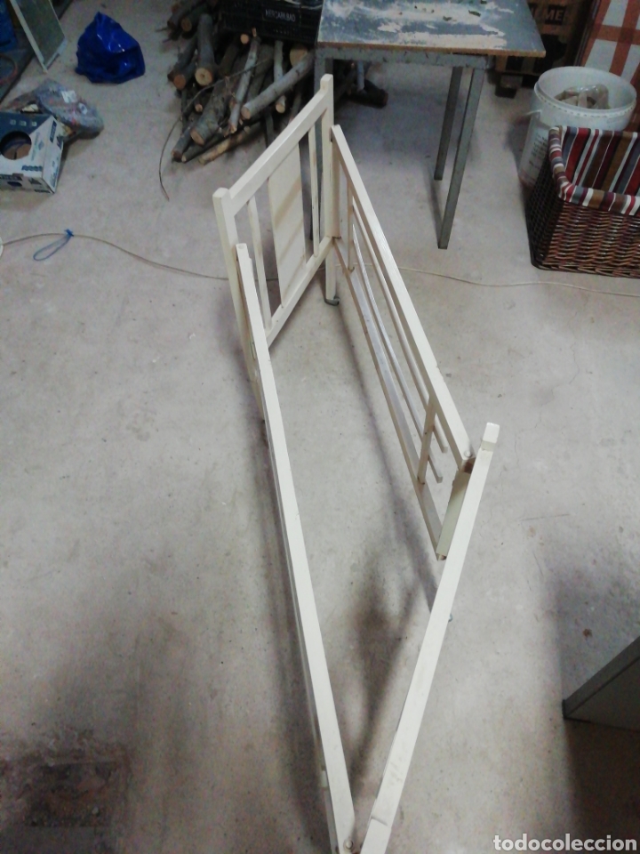 Vintage: Cuna de madera plegable a&ntilde;os 60 - Foto 4
