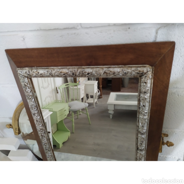 Vintage: Espejo madera vintage. - Foto 4