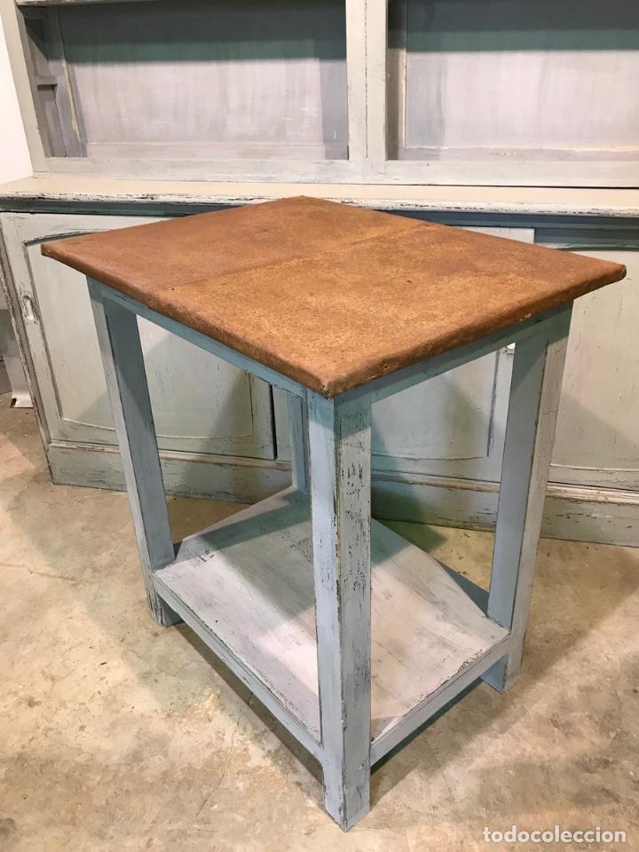 Vintage: Mesa Industrial de Trabajo - Foto 5