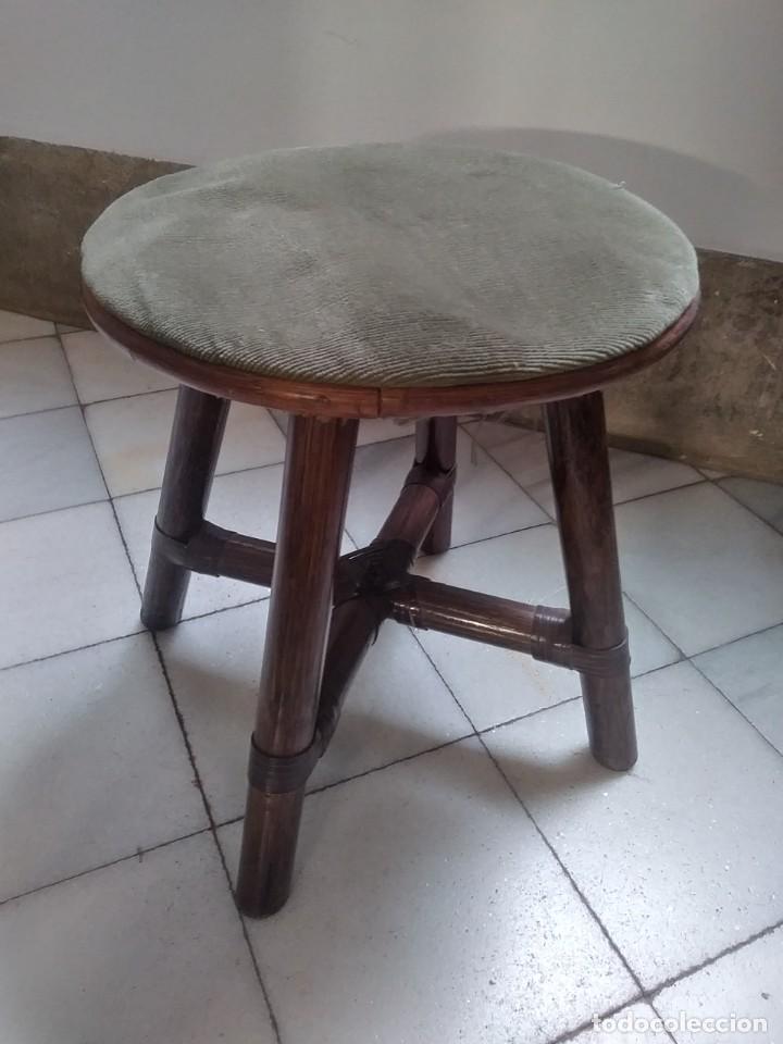 Vintage: taburete de madera - Foto 3