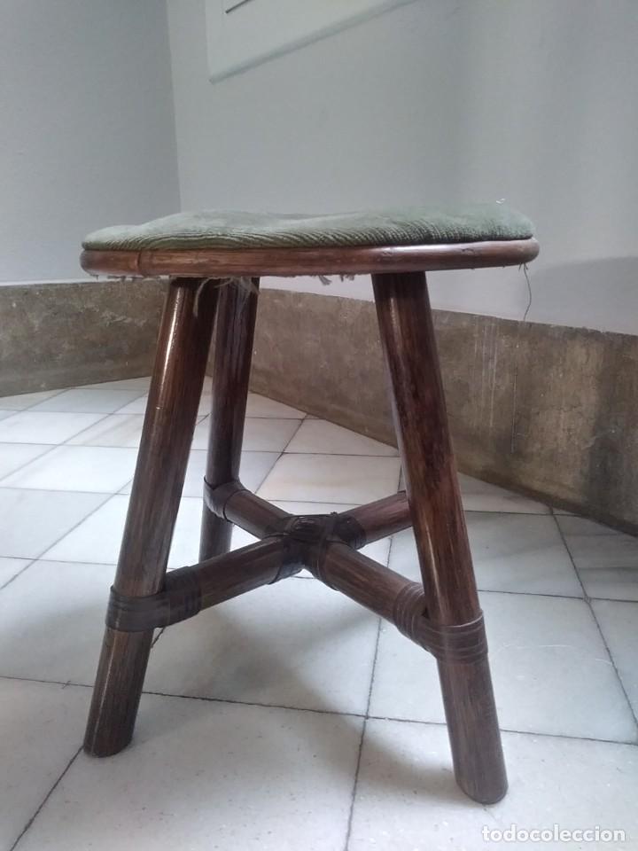 Vintage: taburete de madera - Foto 5