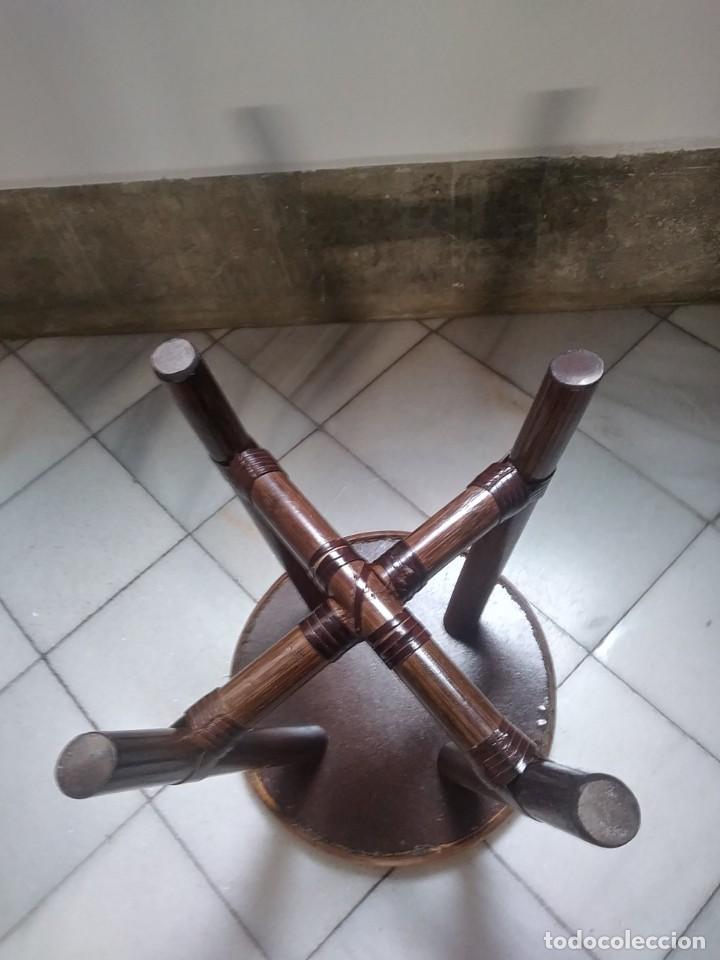 Vintage: taburete de madera - Foto 6