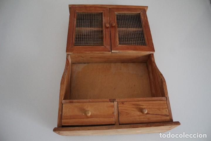 Vintage: MUEBLE MADERA DE 45 X 30 CENTOMETROS - Foto 1