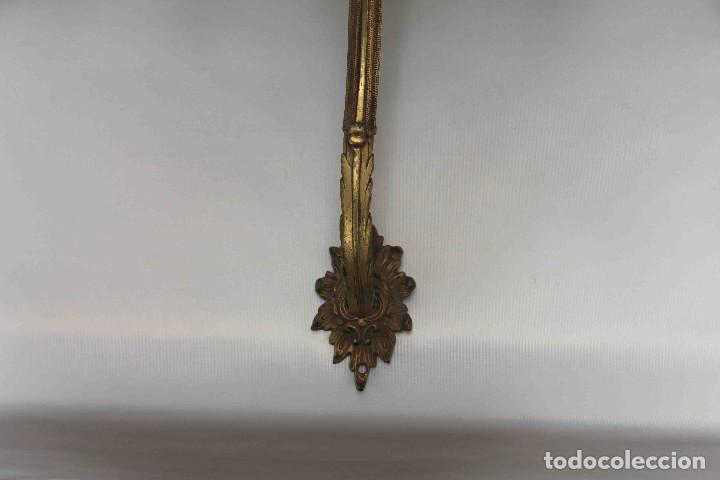 Vintage: MUEBLE RECIBIDOR ESPEJO BRONCE - Foto 4