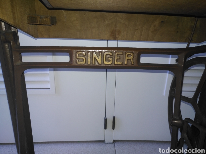 Vintage: M&Aacute;QUINA DE COSER SINGER - Foto 6
