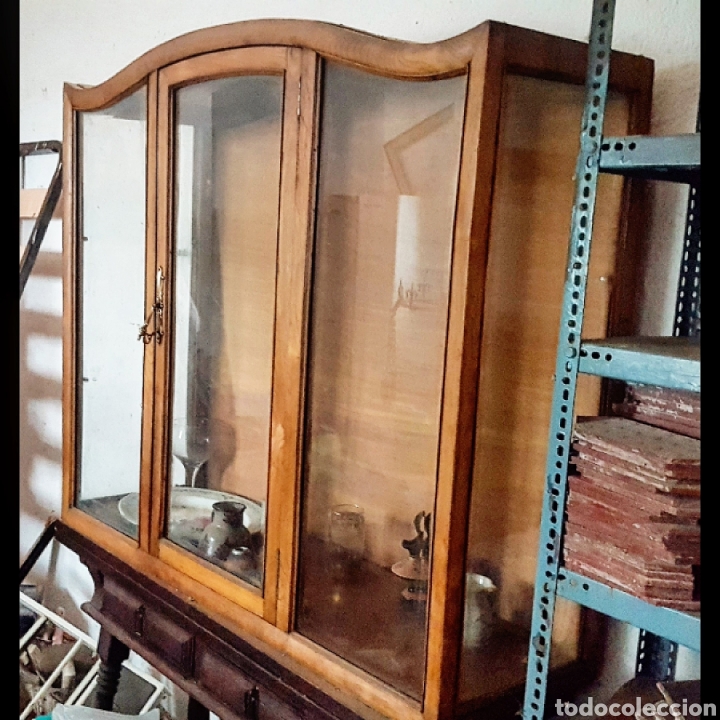 Vintage: Vitrina Orquidiario con baldas de cristal