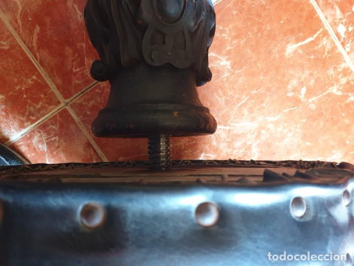 Vintage: TABURETE PIANO CAOBA - Foto 2