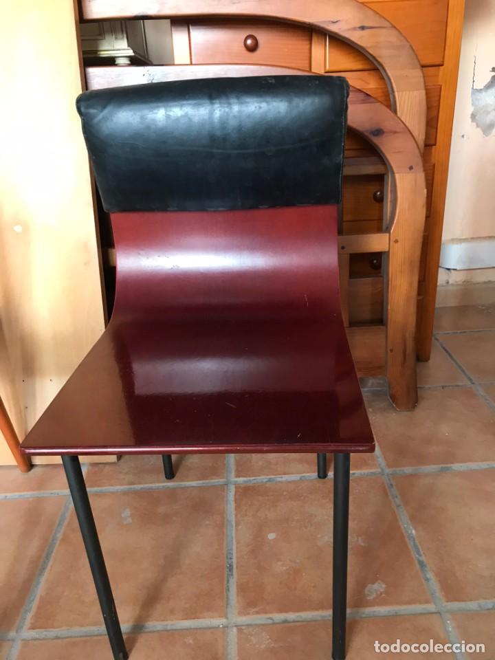 Vintage: Silla de mobila y cuero - Foto 2