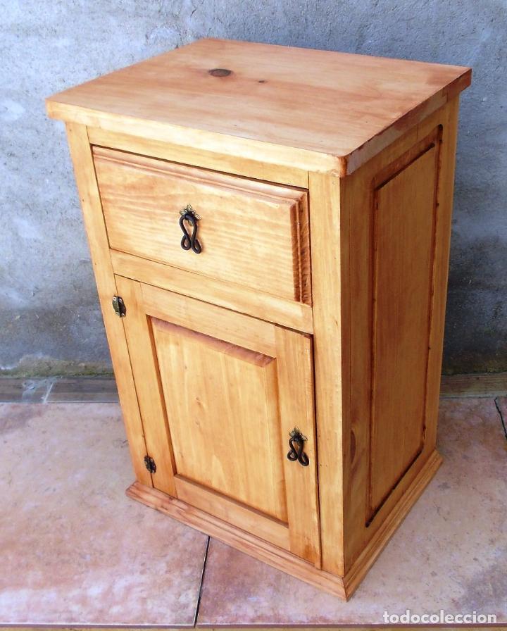Vintage: mesilla de madera con cajon, mueble ,,, mue365 - Foto 3