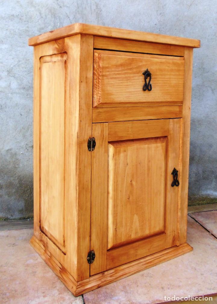 Vintage: mesilla de madera con cajon, mueble ,,, mue365 - Foto 1