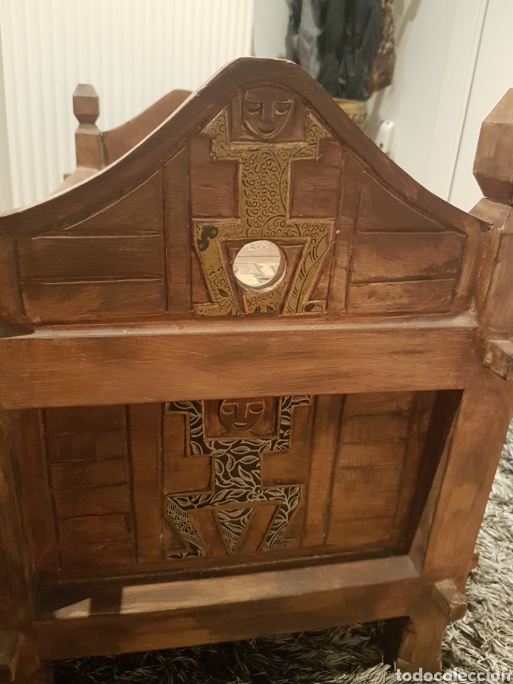 Vintage: BAUL DISE&Ntilde;O EN MADERA - Foto 3