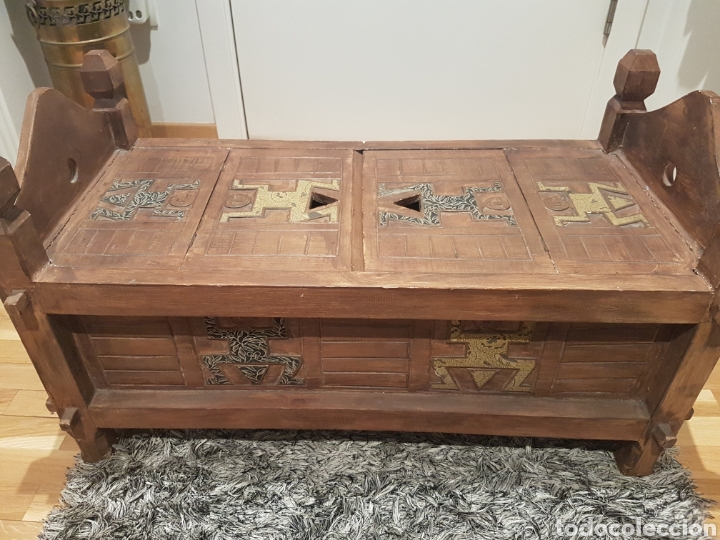 Vintage: BAUL DISE&Ntilde;O EN MADERA - Foto 1