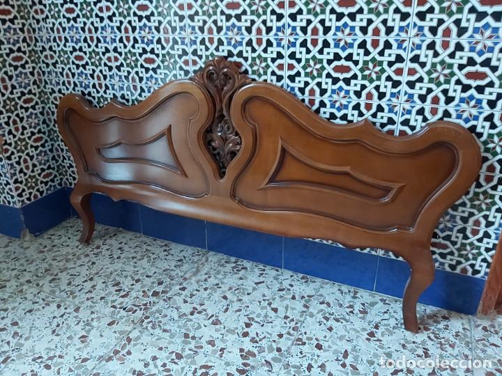 Vintage: Cabecero y piecero de madera estilo cl&aacute;sico - Foto 3