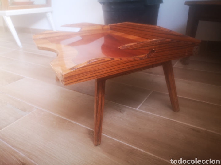 Vintage: Mesa plegable de cama o sof&aacute;. Vintage - Foto 3