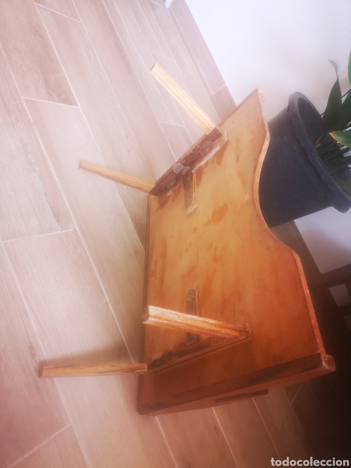 Vintage: Mesa plegable de cama o sof&aacute;. Vintage - Foto 6