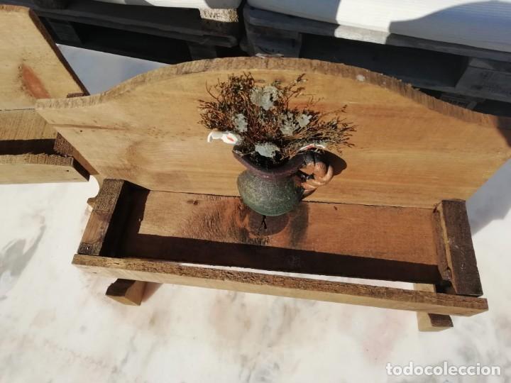 Vintage: 3 repisas de madera - Foto 8