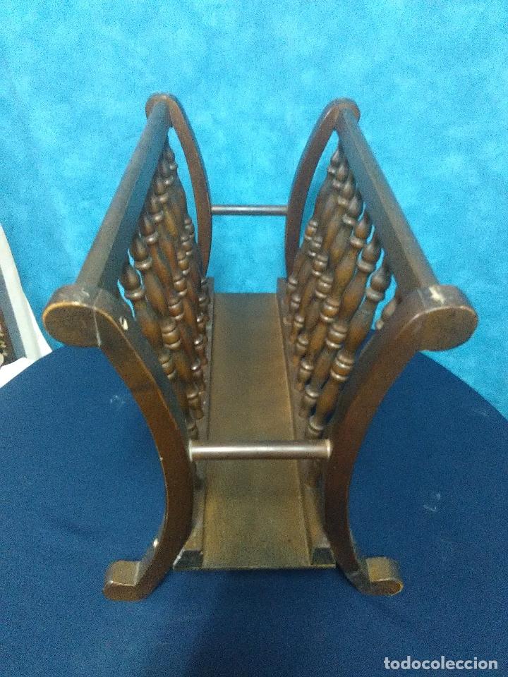 Vintage: REVISTERO MADERA TORNEADA - Foto 5