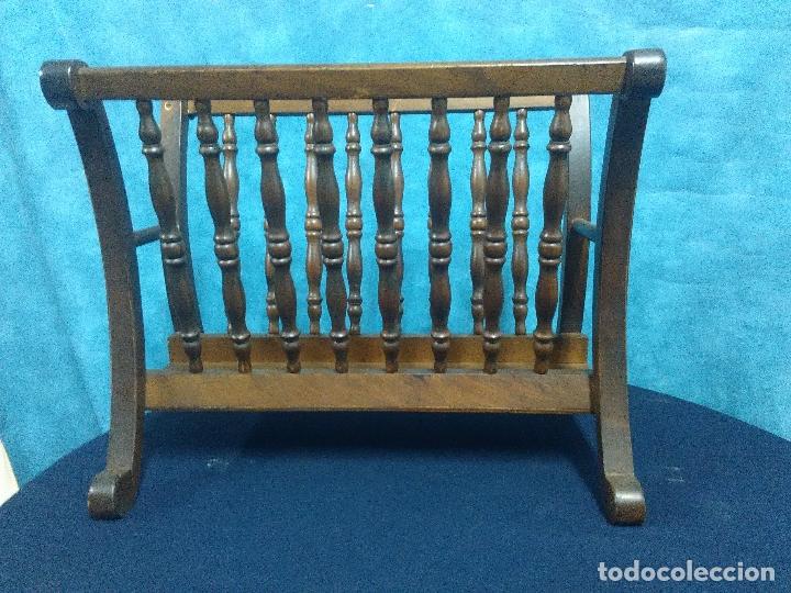 Vintage: REVISTERO MADERA TORNEADA - Foto 6