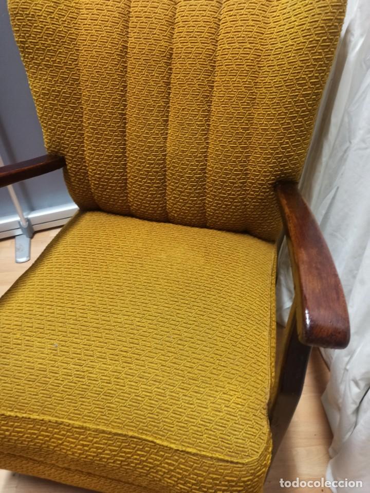 Vintage: SILL&Oacute;N VINTAGE INGL&Eacute;S TAPIZADO - Foto 2