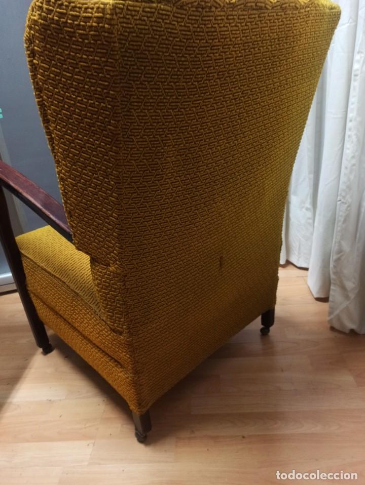 Vintage: SILL&Oacute;N VINTAGE INGL&Eacute;S TAPIZADO - Foto 5