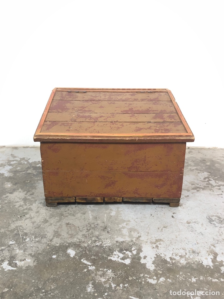 Vintage: Baul madera vintage con patina - Foto 1