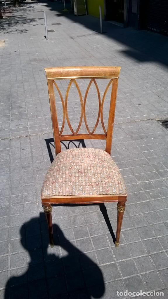 Vintage: seis sillas tapizadas - Foto 1