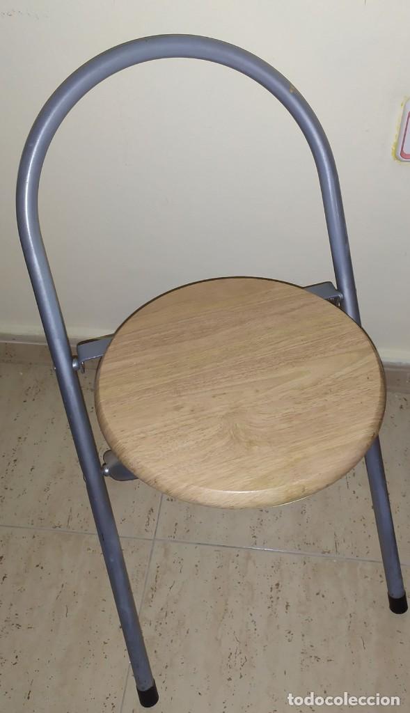 Vintage: SILLA TABURETE PLEGABLE - Foto 1