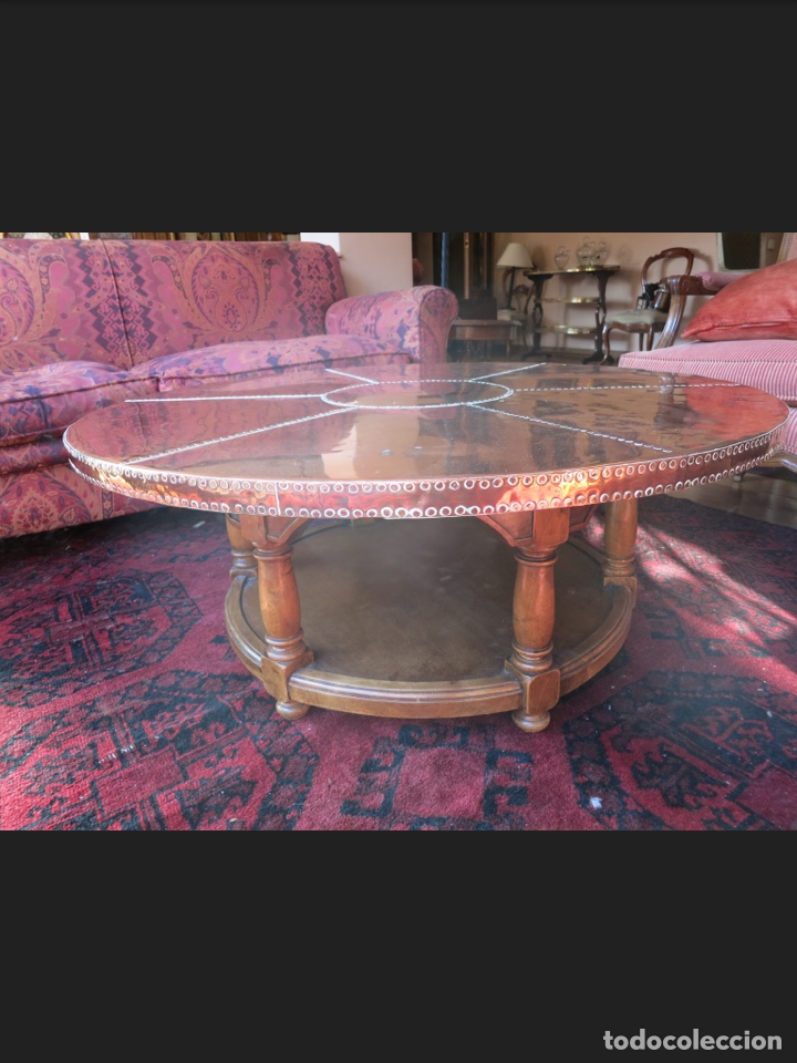 Vintage: Mesa de centro de cobre - Foto 1