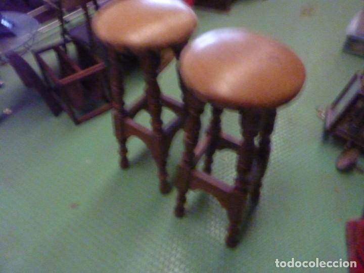 Vintage: 2 BANQUETAS ALTAS - Foto 2