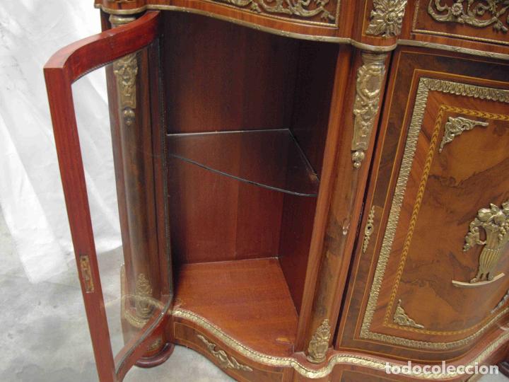 Vintage: MUEBLE ENTRADA DOS VITRINAS - Foto 8