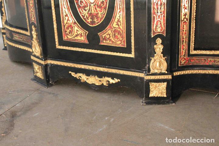 Vintage: MUEBLE COMEDOR 2 VITRINAS ESTILO IMPERIO - Foto 3