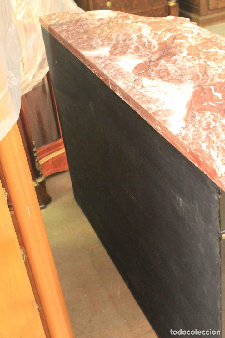 Vintage: MUEBLE COMEDOR 2 VITRINAS ESTILO IMPERIO - Foto 7