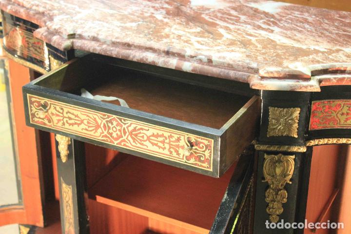 Vintage: MUEBLE COMEDOR 2 VITRINAS ESTILO IMPERIO - Foto 9