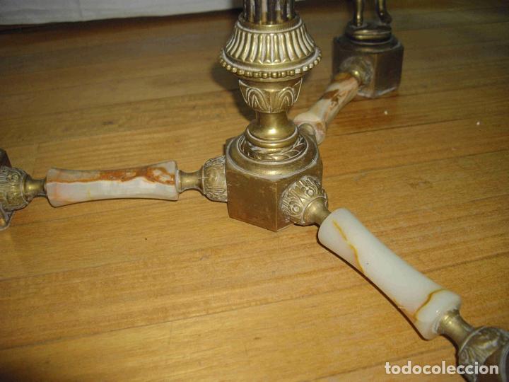 Vintage: MESA CAFE MARMOL BRONCE. - Foto 7