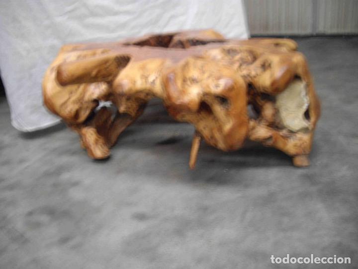 Vintage: MESA CENTRO RAIZ RED CUATRO PAT - Foto 4