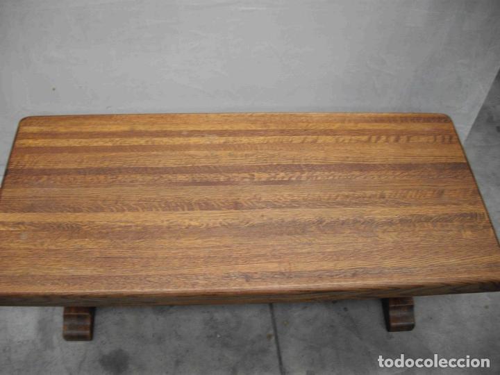 Vintage: MESA CENTRO ROBLE PASADOR - Foto 2