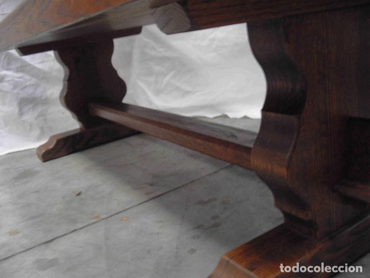 Vintage: MESA CENTRO ROBLE PASADOR - Foto 4