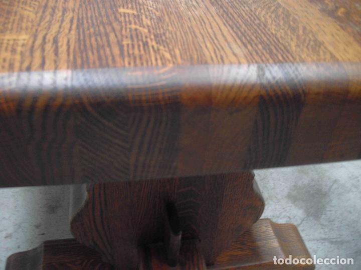 Vintage: MESA CENTRO ROBLE PASADOR - Foto 5