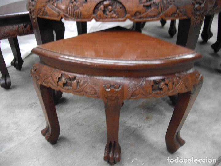 Vintage: MESA CENTRO TALLA 4 TABURETES - Foto 3