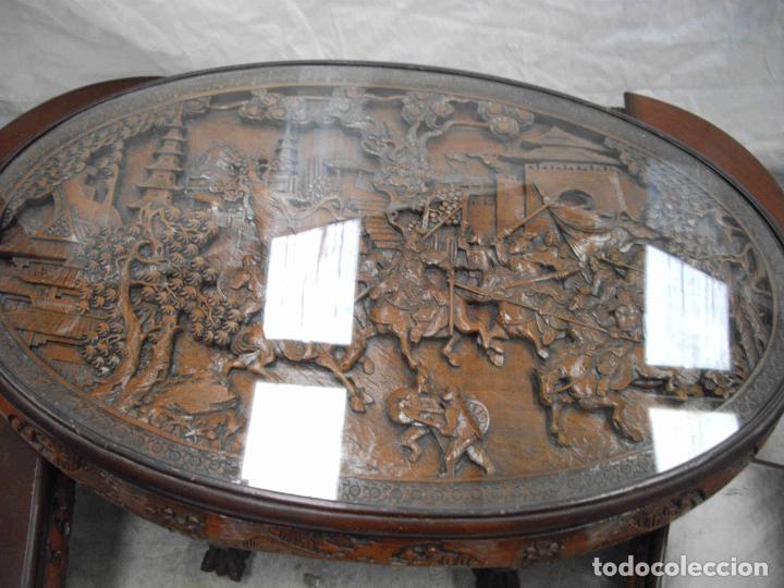 Vintage: MESA CENTRO TALLA 4 TABURETES - Foto 4