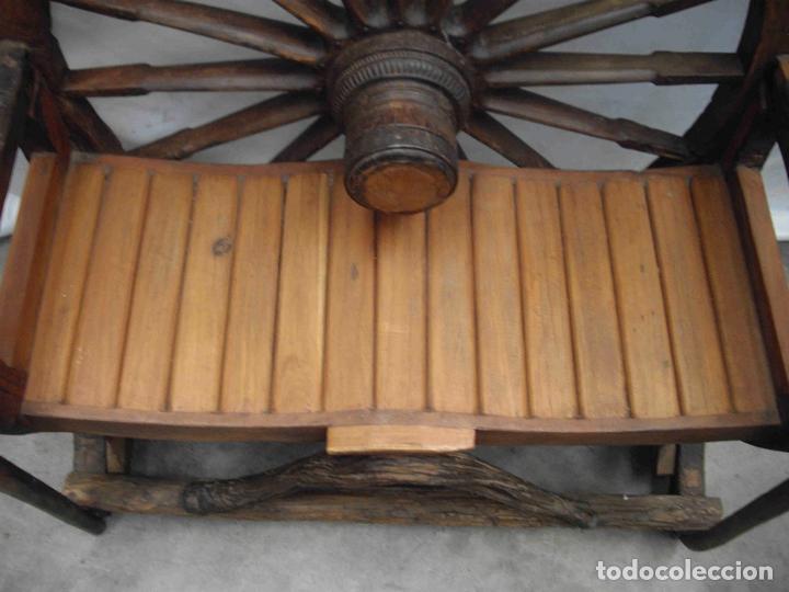 Vintage: SOFA RUEDA RESPALDO DOS PLAZAS - Foto 3