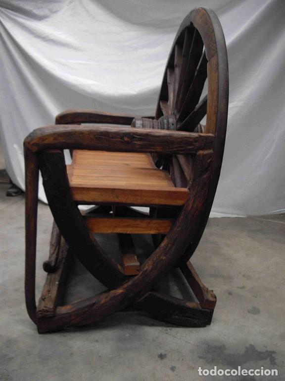 Vintage: SOFA RUEDA RESPALDO DOS PLAZAS - Foto 5