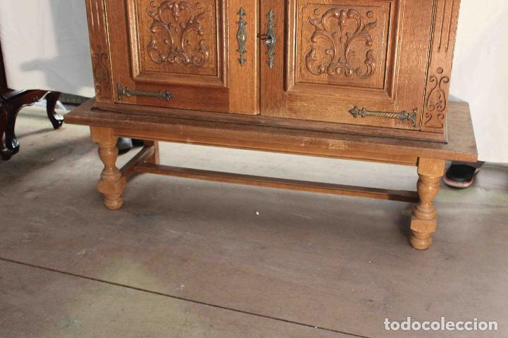 Vintage: MUEBLE BAR ROBLE - Foto 2