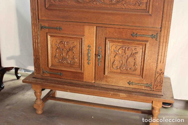 Vintage: MUEBLE BAR ROBLE - Foto 3